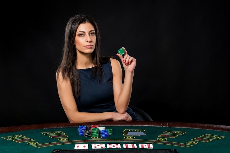 Studio live dealer pakde4d dengan dealer dan meja blackjack profesional
